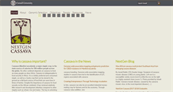 Desktop Screenshot of nextgencassava.org